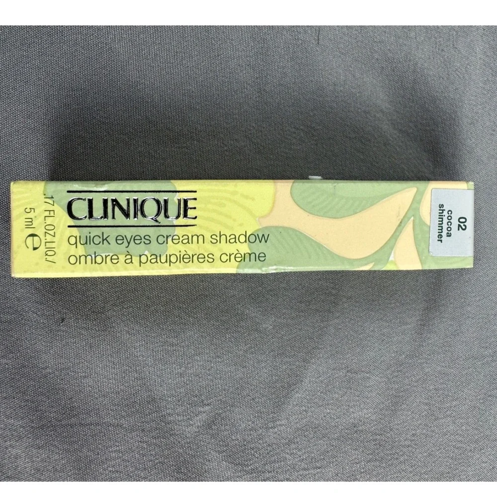 clinique quick eyes cream eyeshadow cocoa shinmer 02
